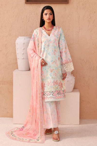 Afsanah | The Summer Palette | AL-203-Brand:Afsanah-Type:Ladies Clothes-Ivory-Lawn-House of Maryam- Buy in UK, USA
