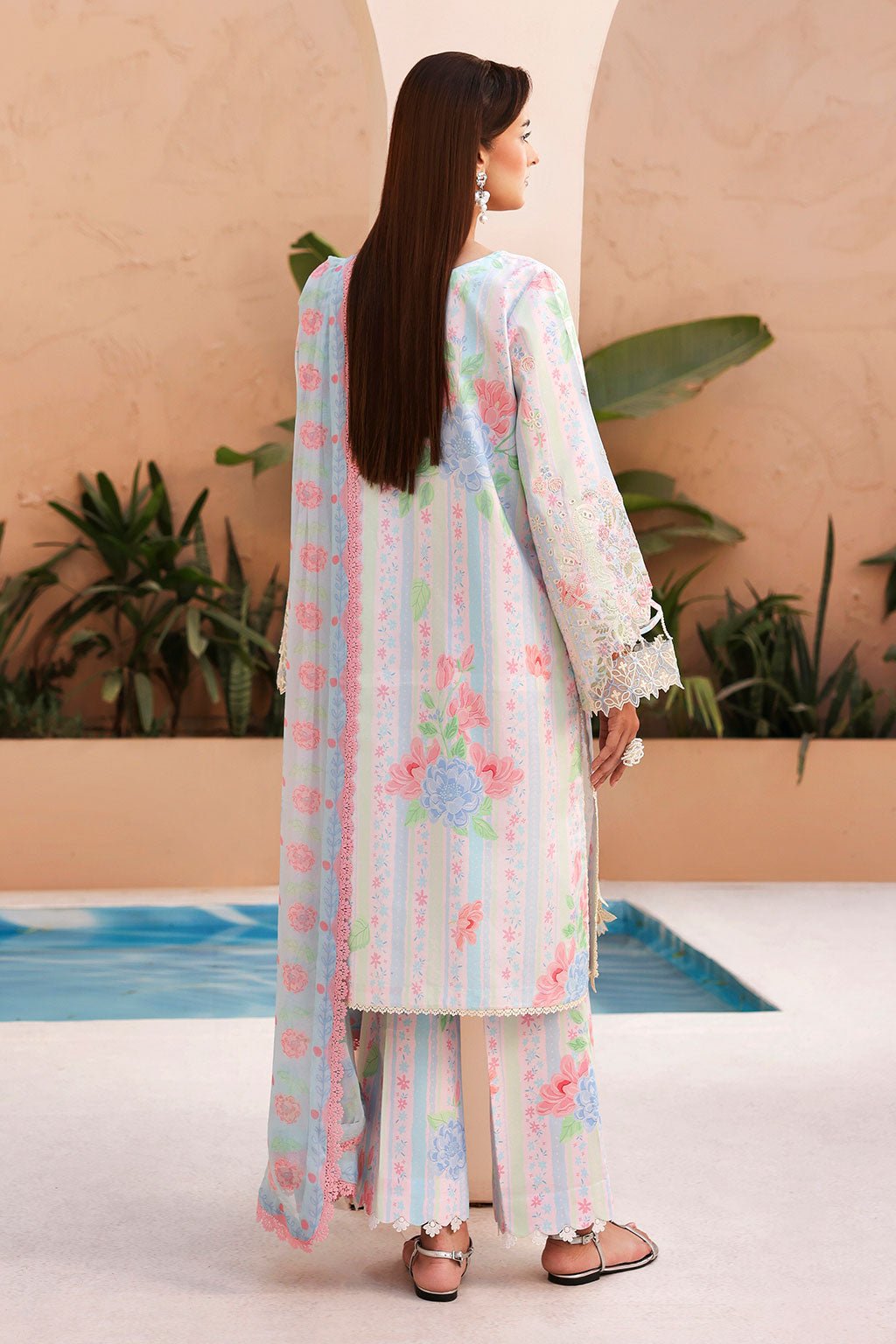 Afsanah | The Summer Palette | AL-210-Brand:Afsanah-Type:Ladies Clothes-Off White-Lawn-House of Maryam- Buy in UK, USA