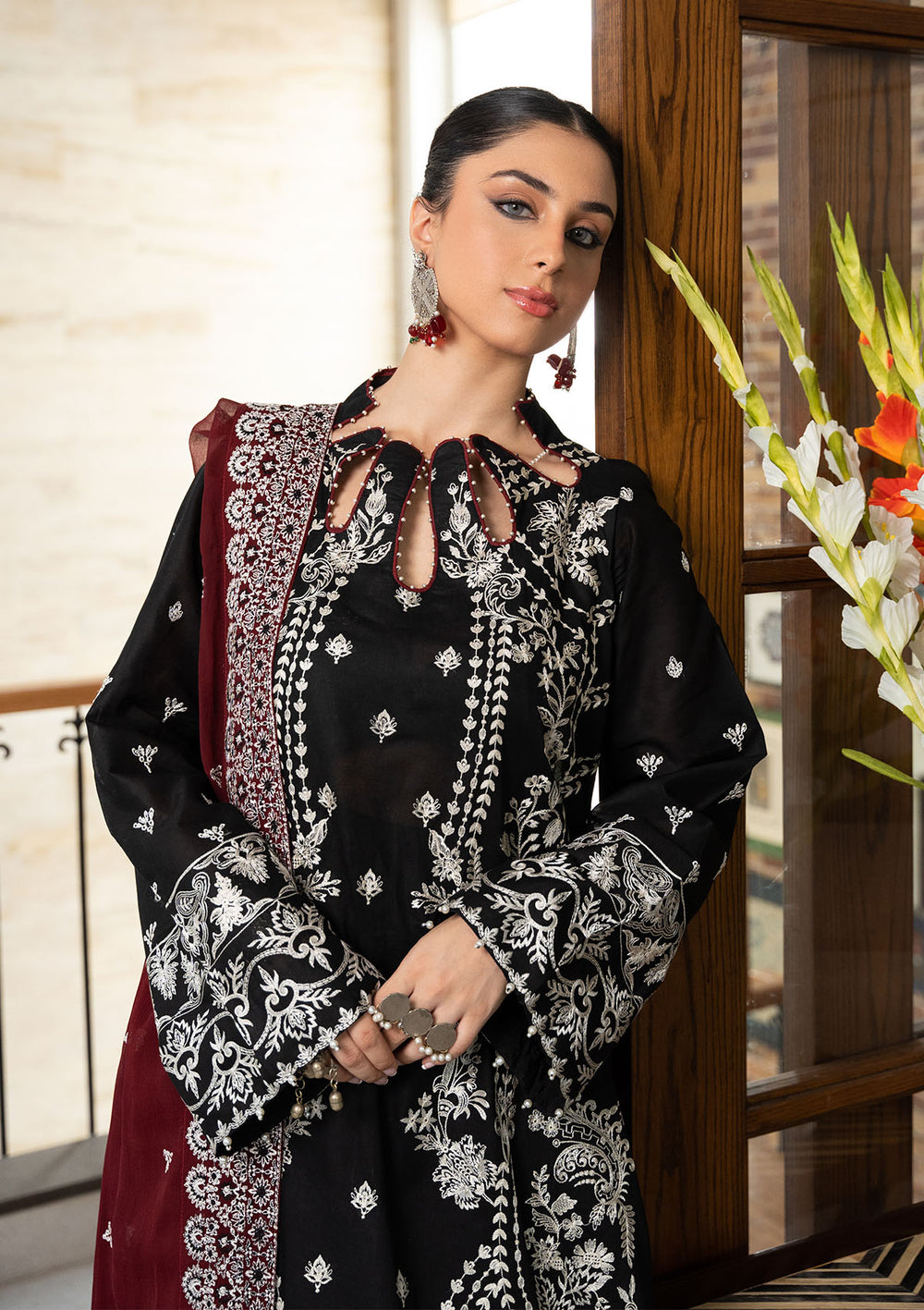 Aik Atelier | Samah Lawn 24 | LOOK 01 by Designer Aik Atelier - House of Maryam - Pakistani Designer Ethnic Wear in {{ shop.shopifyCountryName }}