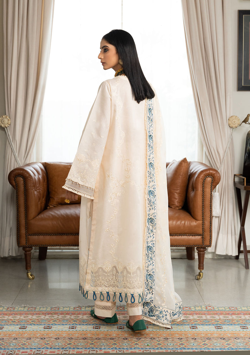 Aik Atelier | Samah Lawn 24 | LOOK 02 -  Aik Atelier Luxury - Original Designer Dress - House of Maryam