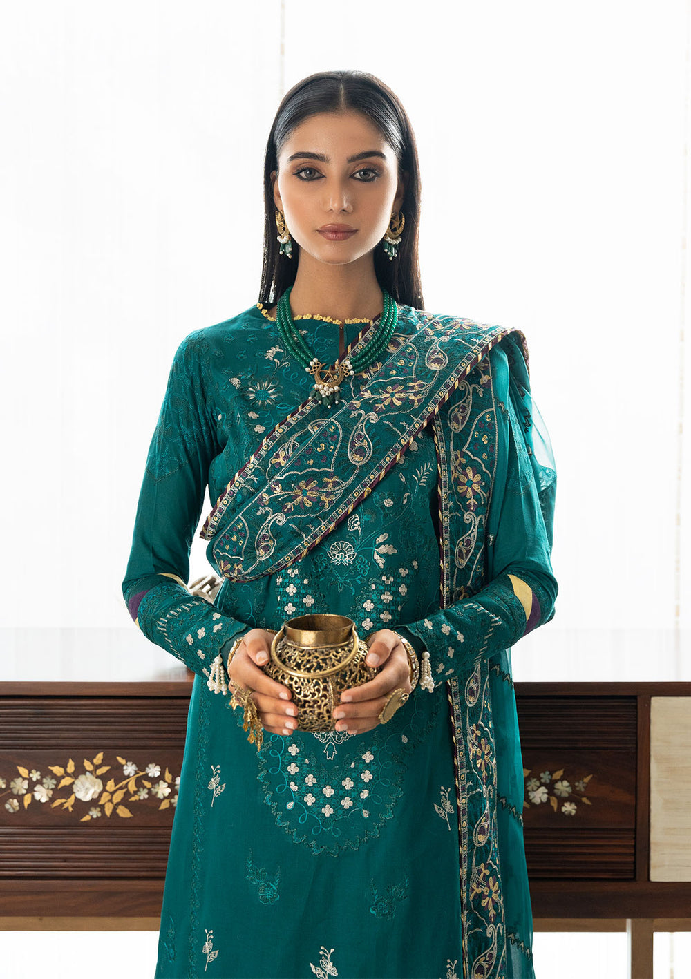 Aik Atelier | Samah Lawn 24 | LOOK 04 -  Aik Atelier Luxury - Original Designer Dress - House of Maryam