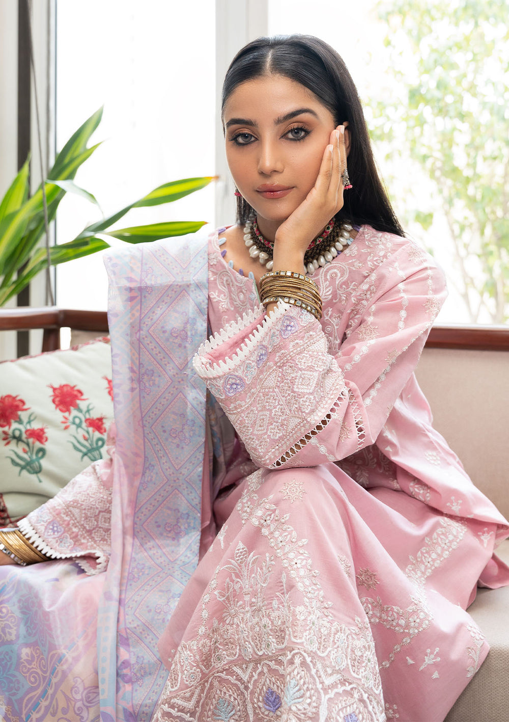 Aik Atelier | Samah Lawn 24 | LOOK 06 -  Aik Atelier Luxury - Original Designer Dress - House of Maryam