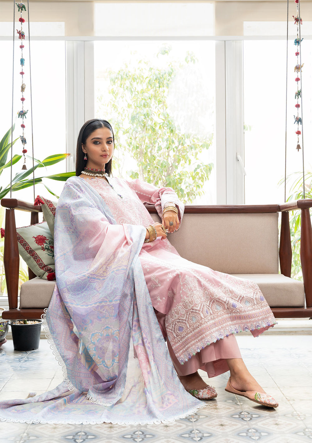 Aik Atelier | Samah Lawn 24 | LOOK 06 -  Aik Atelier Luxury - Original Designer Dress - House of Maryam