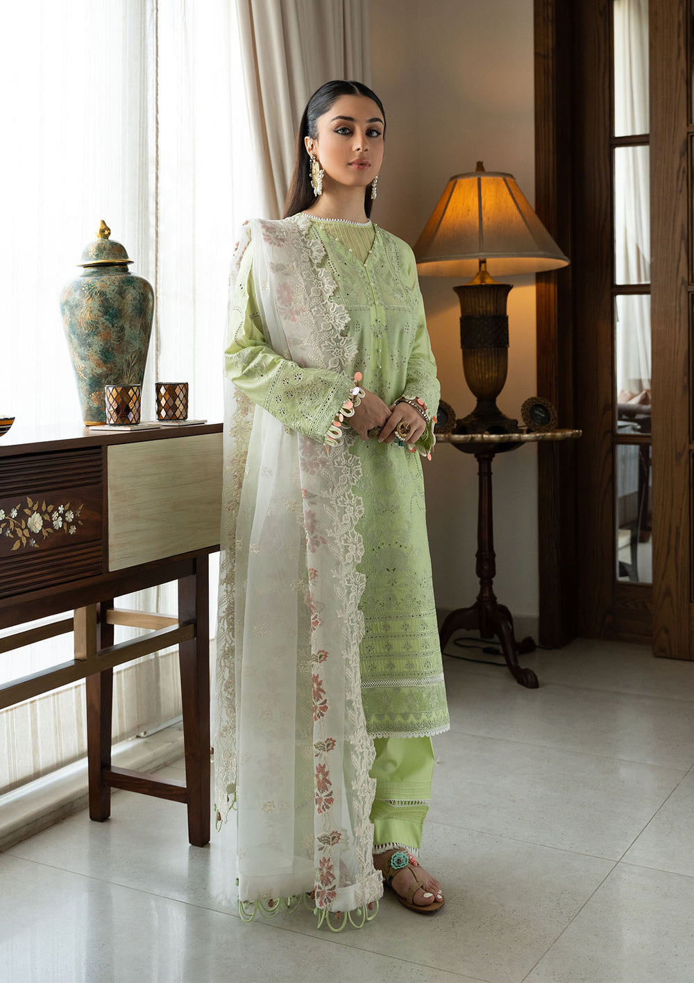 Aik Atelier | Samah Lawn 24 | LOOK 07 -  Aik Atelier Luxury - Original Designer Dress - House of Maryam