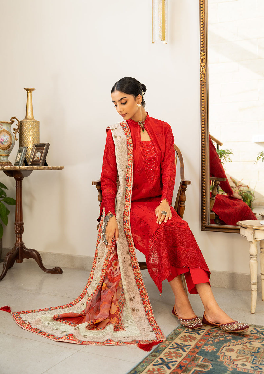 Aik Atelier | Samah Lawn 24 | LOOK 08 -  Aik Atelier Luxury - Original Designer Dress - House of Maryam