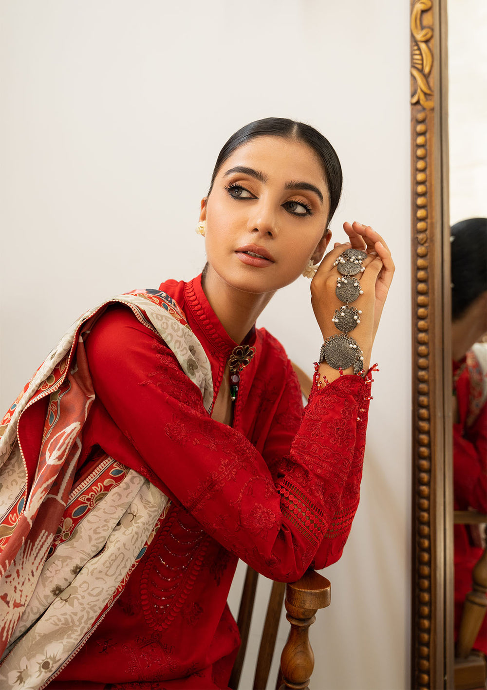 Aik Atelier | Samah Lawn 24 | LOOK 08 by Designer Aik Atelier - House of Maryam - Pakistani Designer Ethnic Wear in {{ shop.shopifyCountryName }}