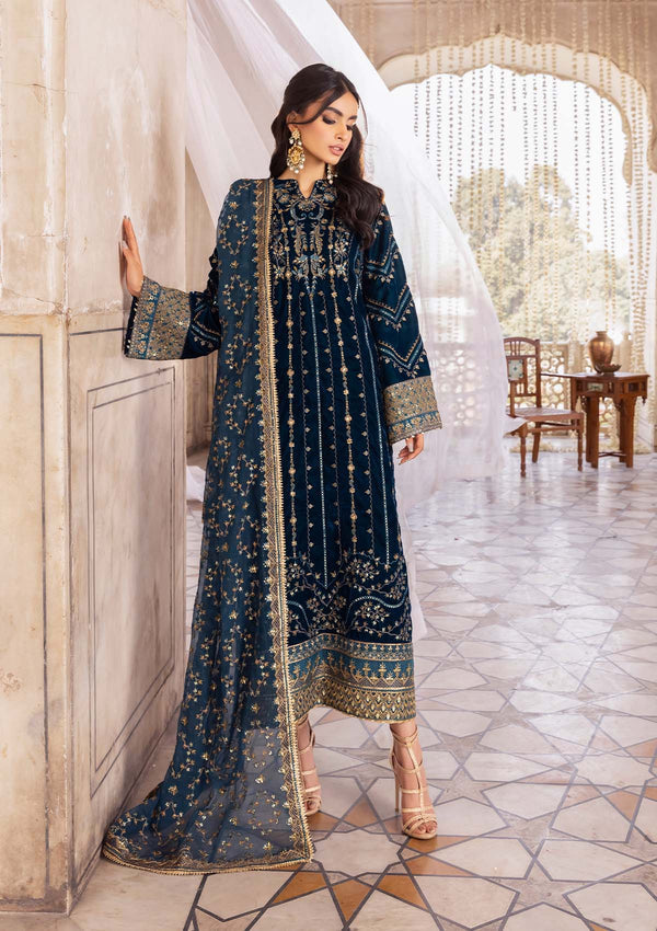 Aik Atelier | Luxury Velvet 25 | BAAGH - LOOK 01