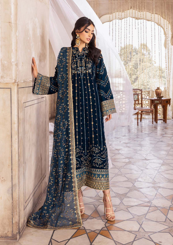 Aik Atelier | Luxury Velvet 25 | BAAGH - LOOK 01