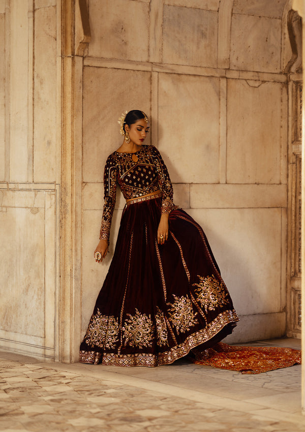 Aik Atelier | Dastoor Velvet 24 | DASTOOR - LOOK 06 -  Aik Atelier Ladies Clothes - Original Designer Dress - House of Maryam