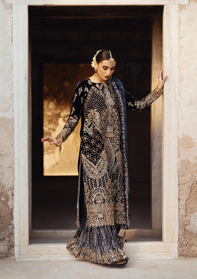 Aik Atelier Dastoor - Look 07 midnight sapphire velvet formal suit, photo 6