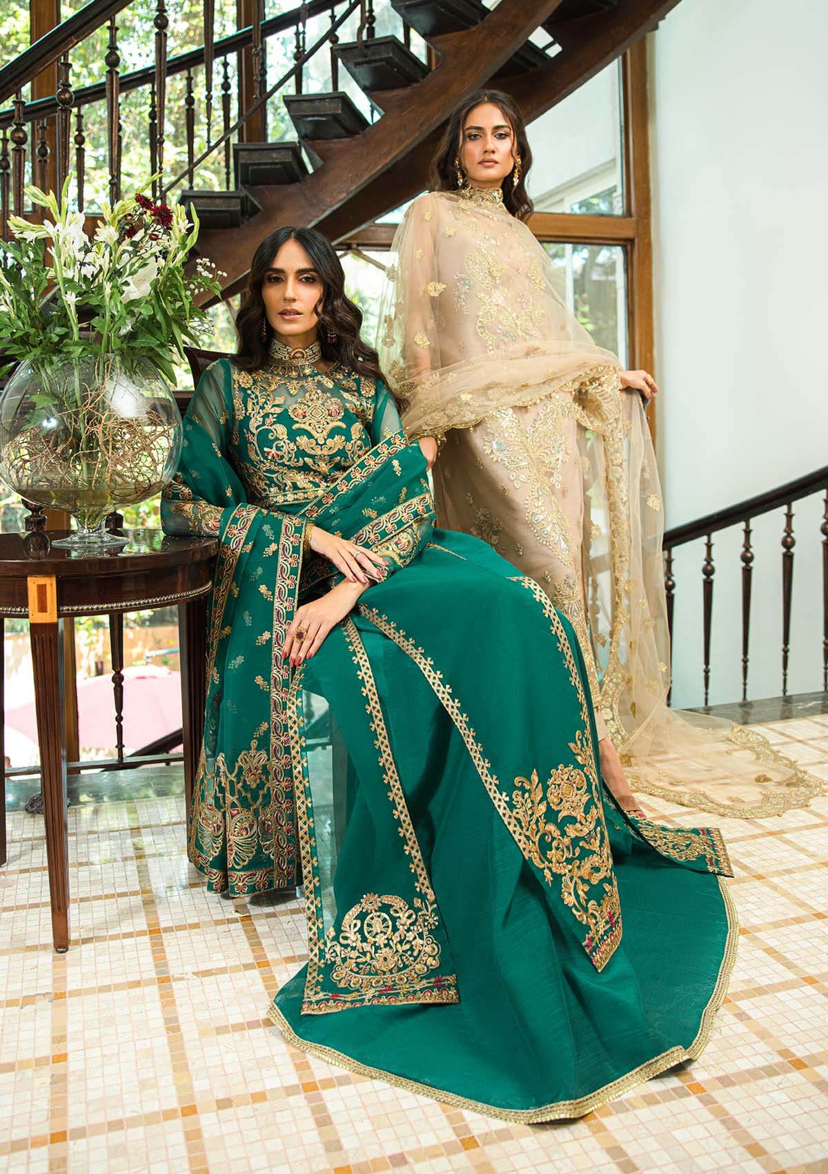 Aik Atelier | Formals Collection | GLOSSIER - LOOK 01 -  Aik Atelier Formal - Original Designer Dress - House of Maryam