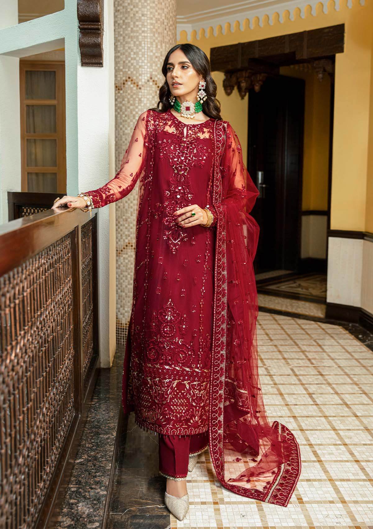 Aik Atelier | Formals Collection | GLOSSIER - LOOK 03 -  Aik Atelier Formal - Original Designer Dress - House of Maryam