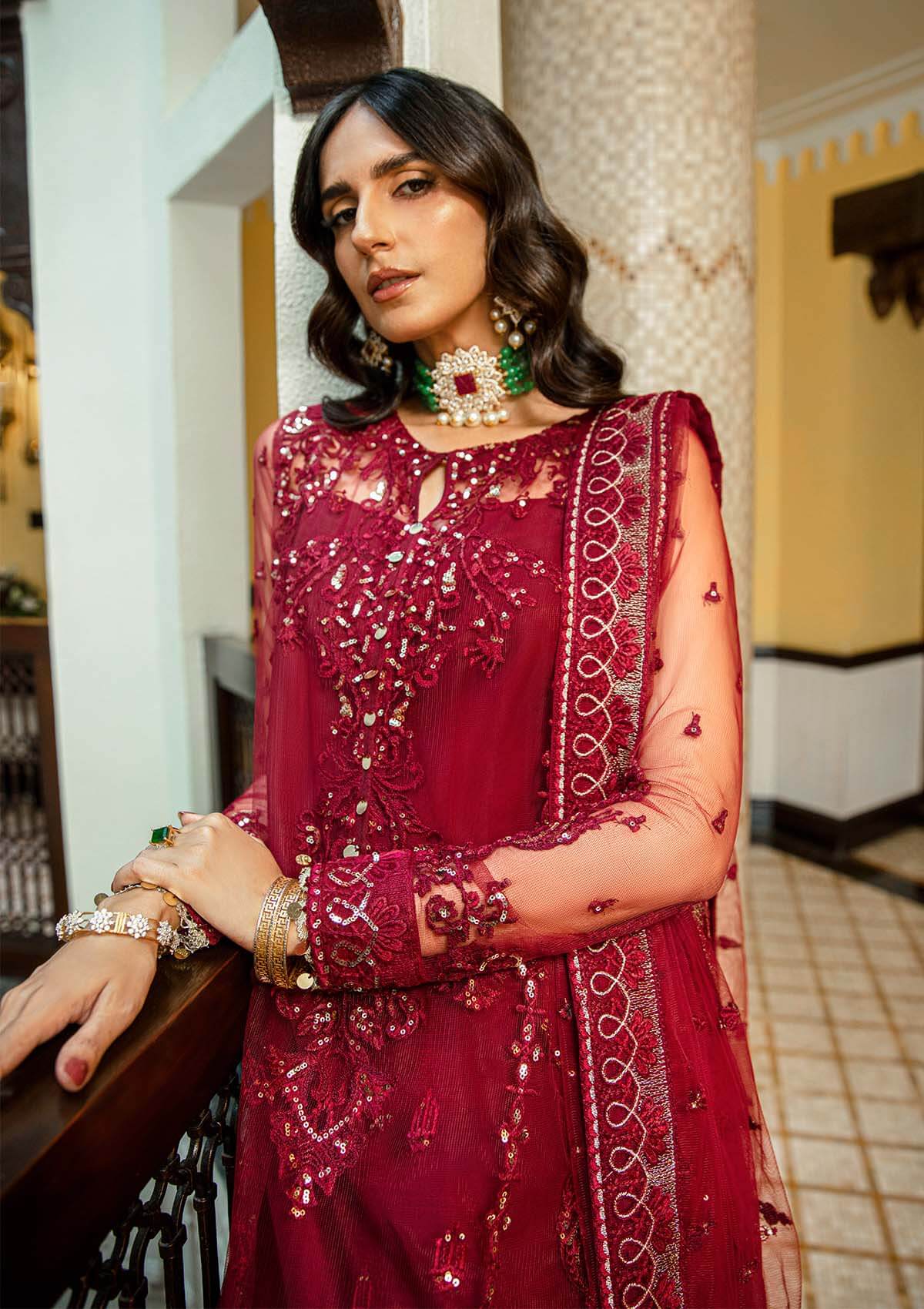 Aik Atelier | Formals Collection | GLOSSIER - LOOK 03 -  Aik Atelier Formal - Original Designer Dress - House of Maryam