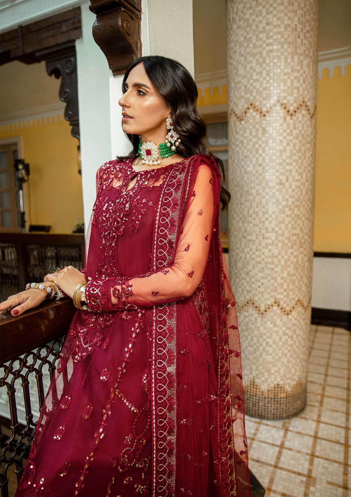 Aik Atelier | Formals Collection | GLOSSIER - LOOK 03 -  Aik Atelier Formal - Original Designer Dress - House of Maryam