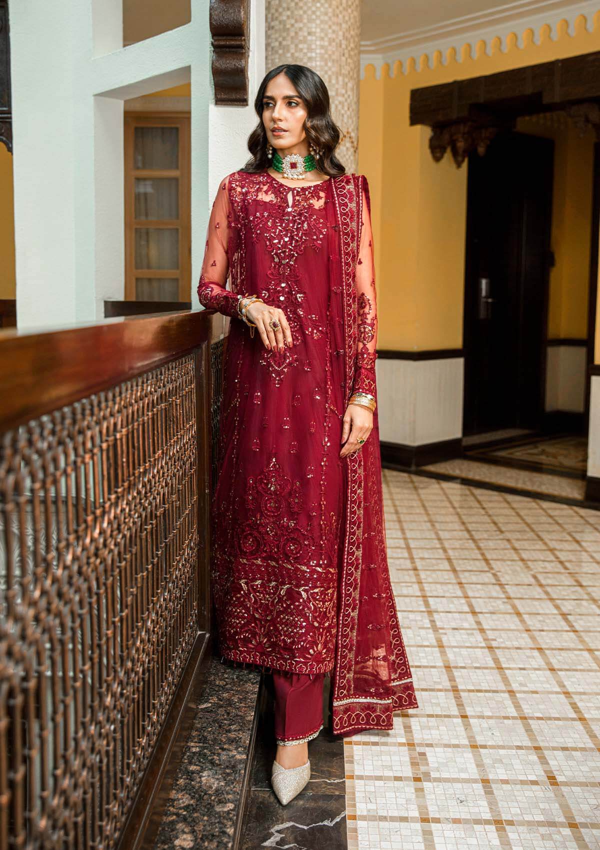 Aik Atelier | Formals Collection | GLOSSIER - LOOK 03 -  Aik Atelier Formal - Original Designer Dress - House of Maryam