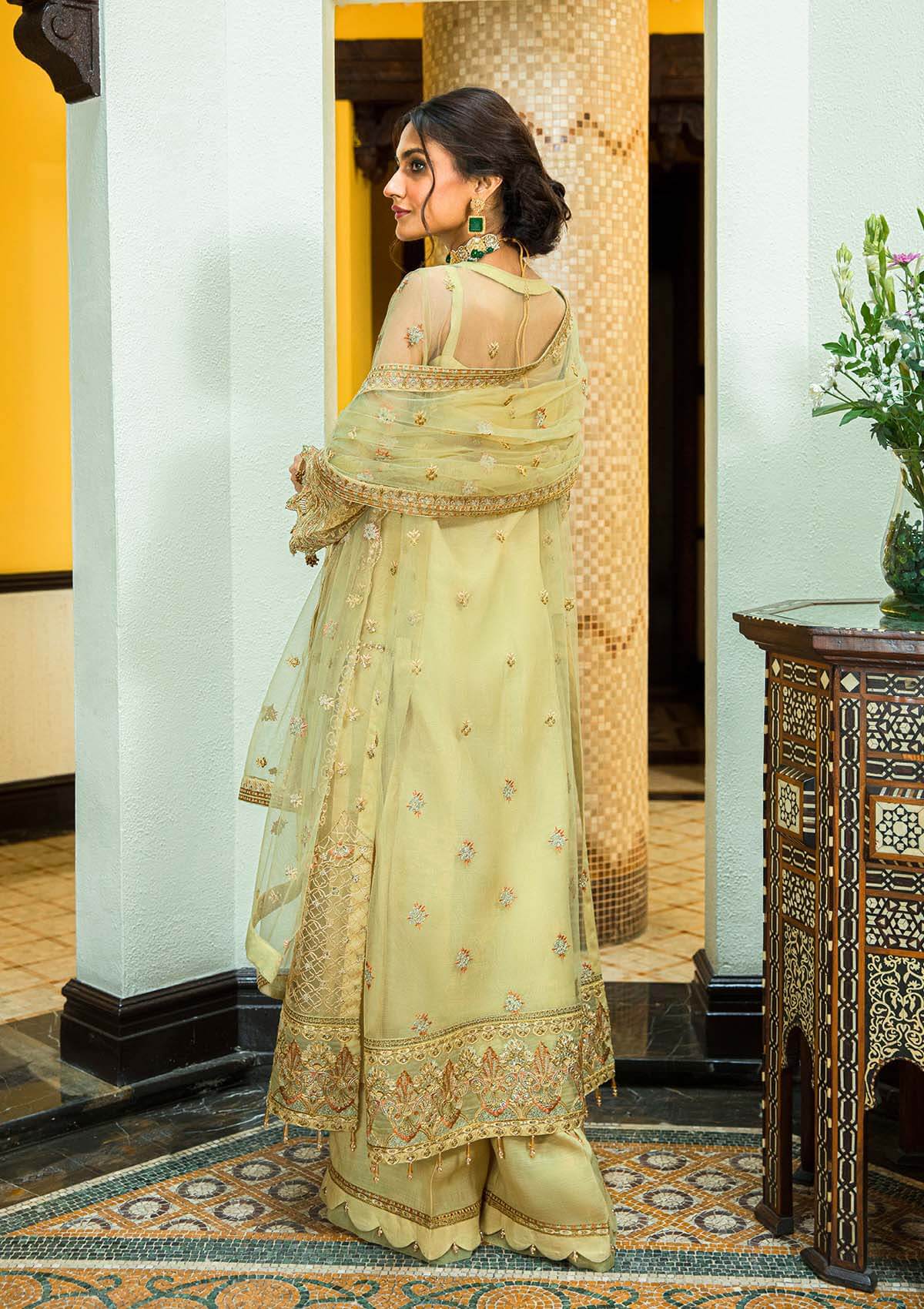 Aik Atelier | Formals Collection | GLOSSIER - LOOK 05 -  Aik Atelier Formal - Original Designer Dress - House of Maryam