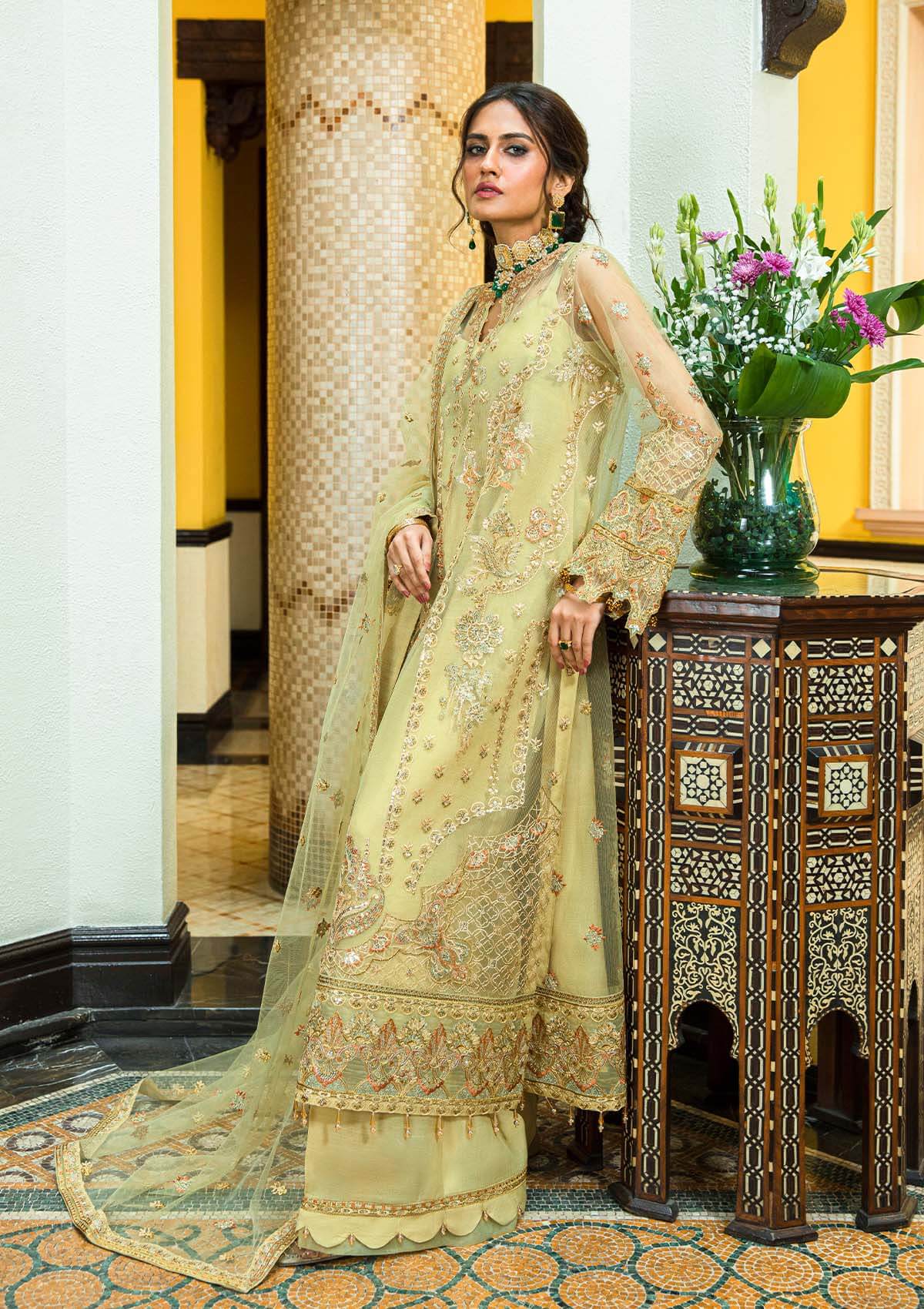 Aik Atelier | Formals Collection | GLOSSIER - LOOK 05 -  Aik Atelier Formal - Original Designer Dress - House of Maryam