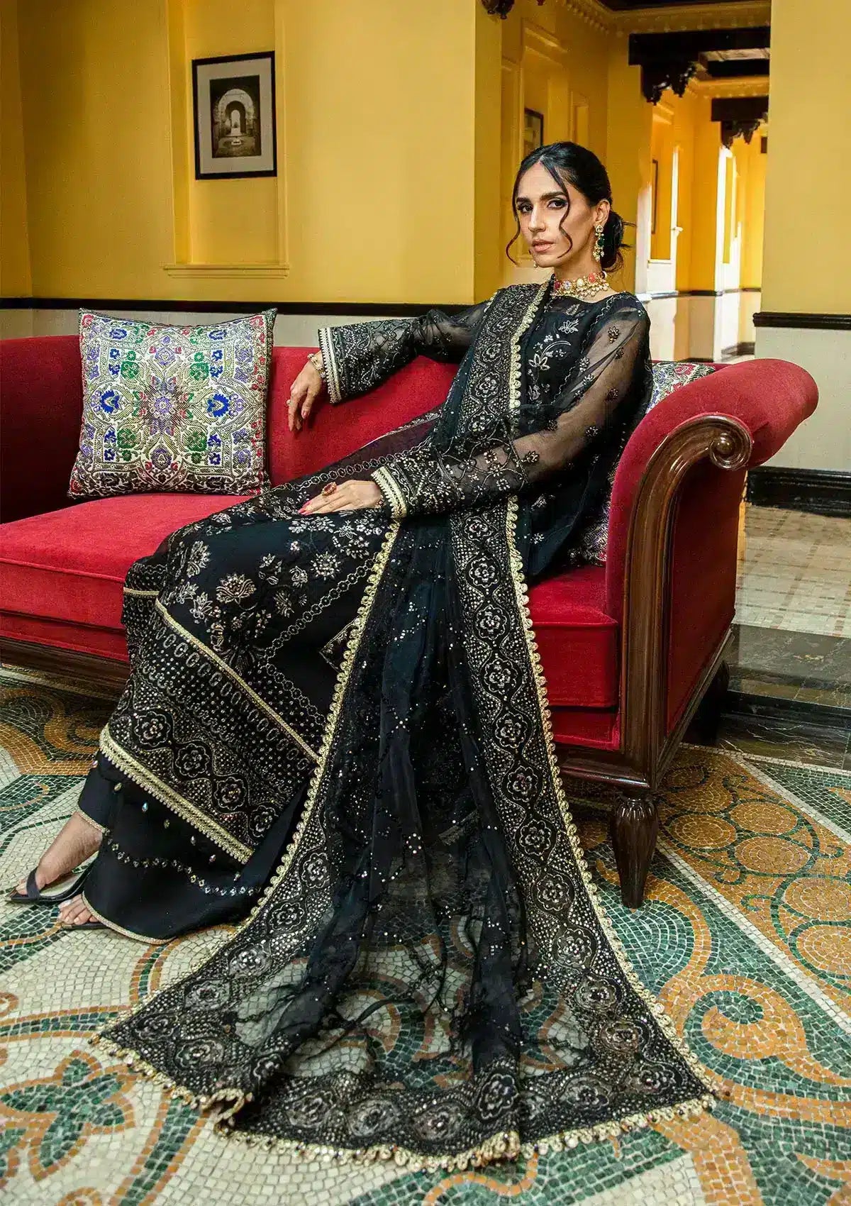 Aik Atelier | Formals Collection | GLOSSIER - LOOK 08 -  Aik Atelier Formal - Original Designer Dress - House of Maryam