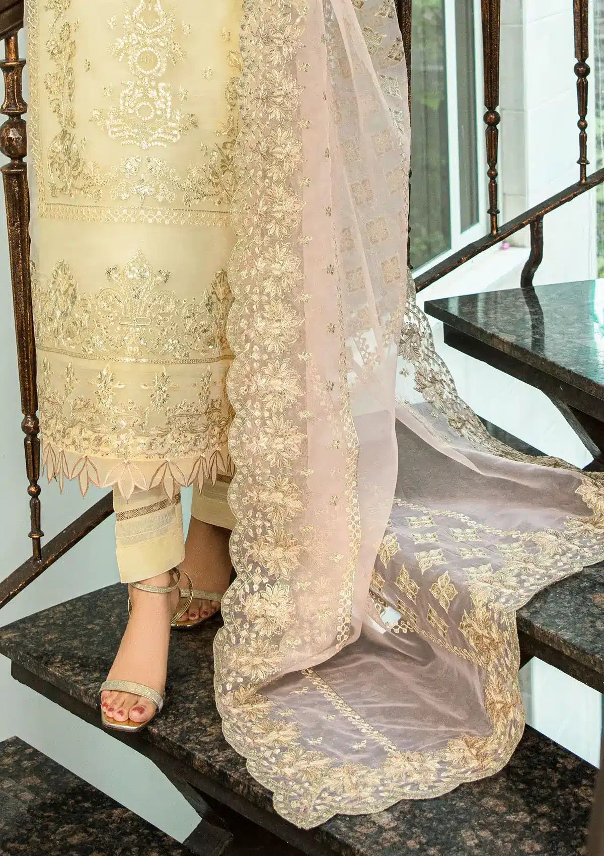 Aik Atelier | Formals Collection | GLOSSIER - LOOK 09 -  Aik Atelier Formal - Original Designer Dress - House of Maryam