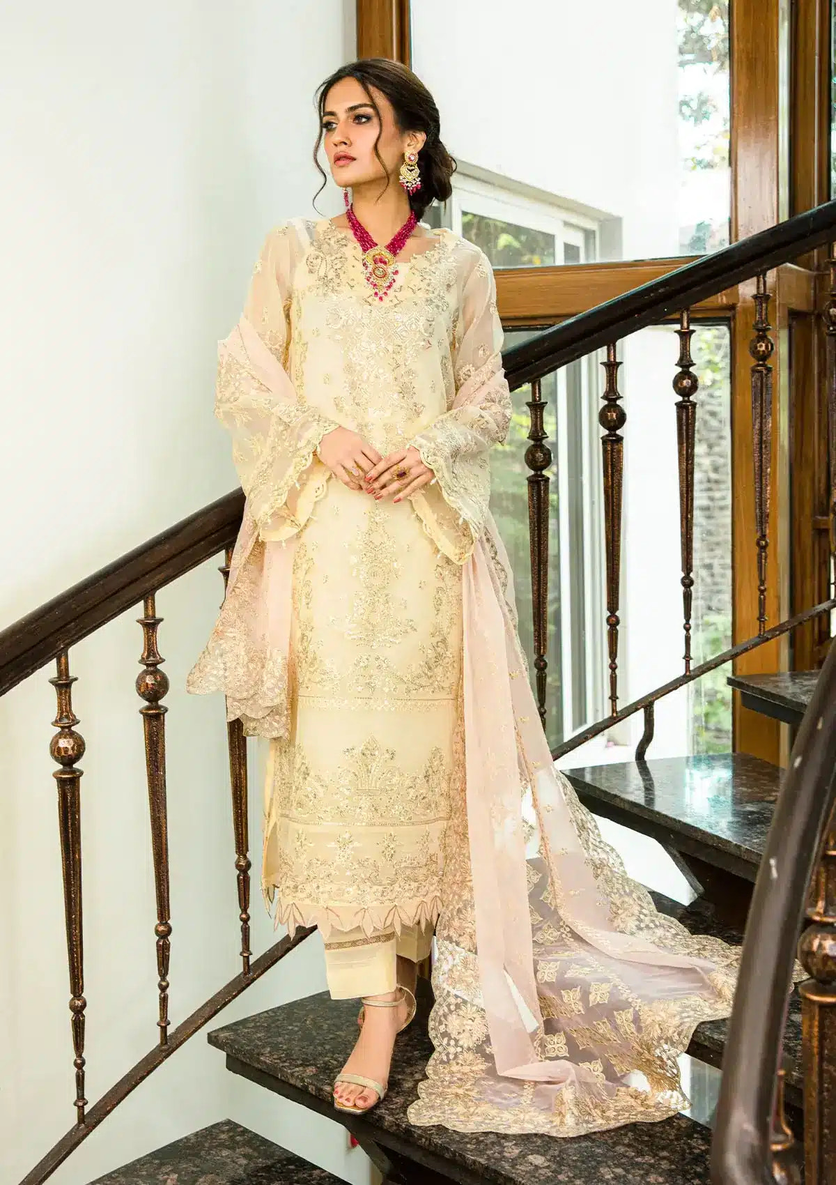 Aik Atelier | Formals Collection | GLOSSIER - LOOK 09 -  Aik Atelier Formal - Original Designer Dress - House of Maryam