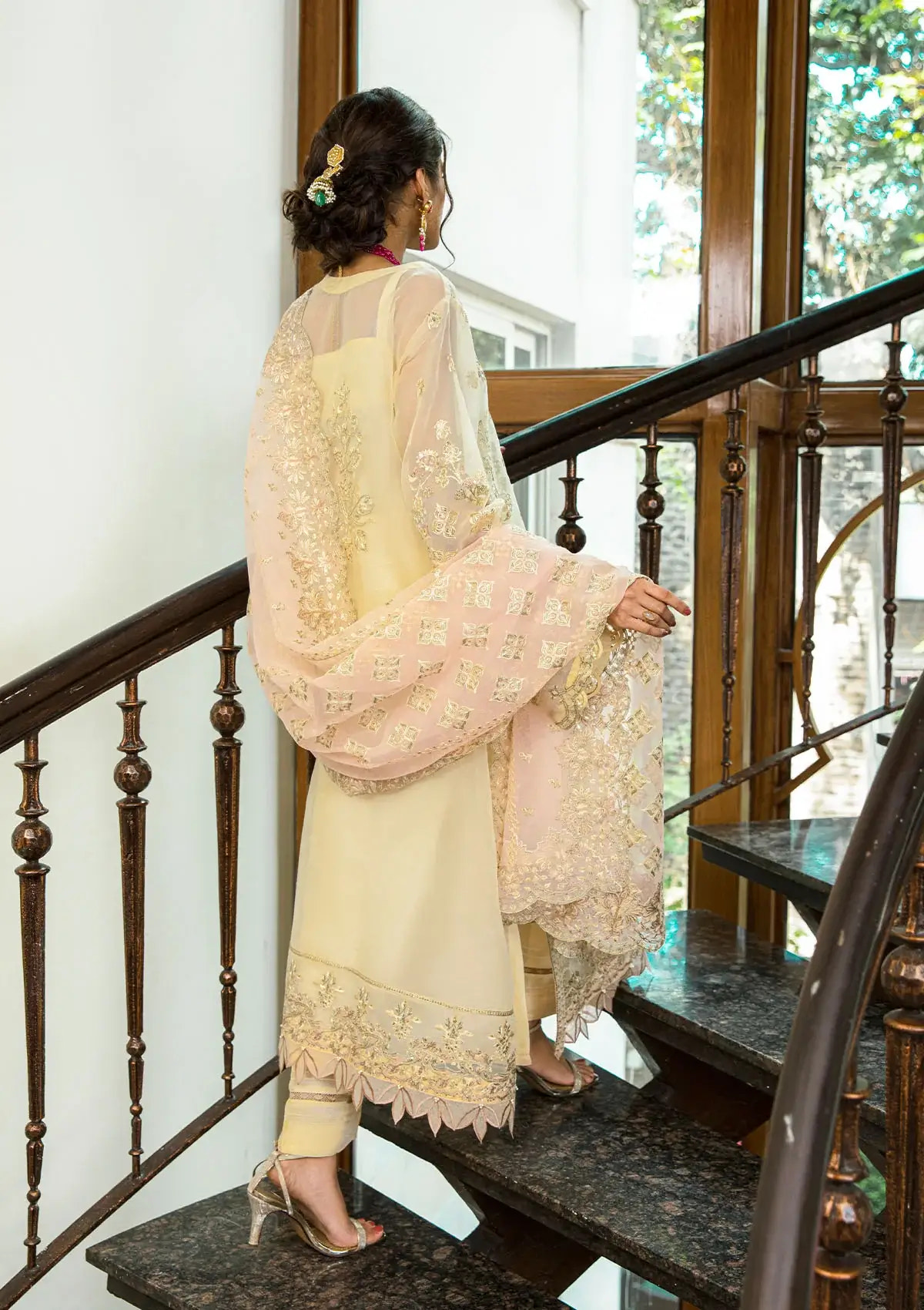 Aik Atelier | Formals Collection | GLOSSIER - LOOK 09 -  Aik Atelier Formal - Original Designer Dress - House of Maryam