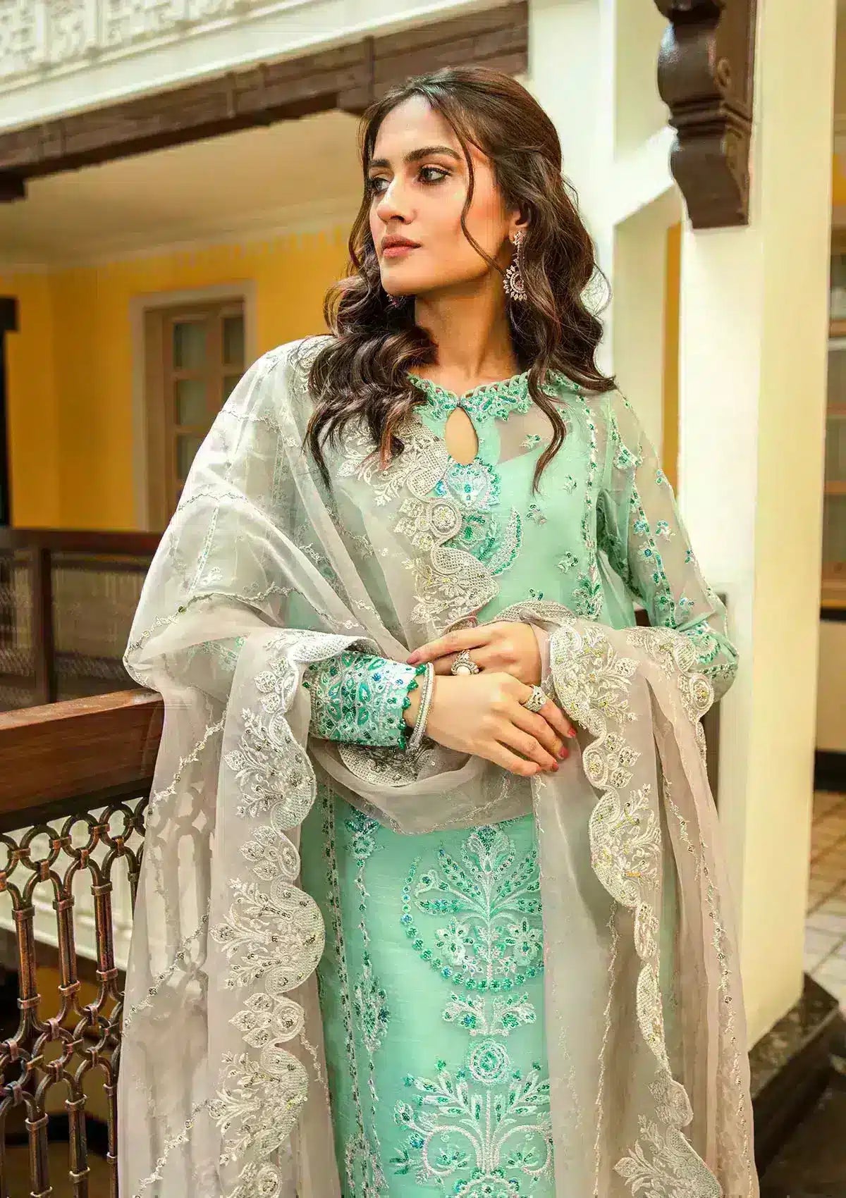 Aik Atelier | Formals Collection | GLOSSIER - LOOK 10 -  Aik Atelier Formal - Original Designer Dress - House of Maryam