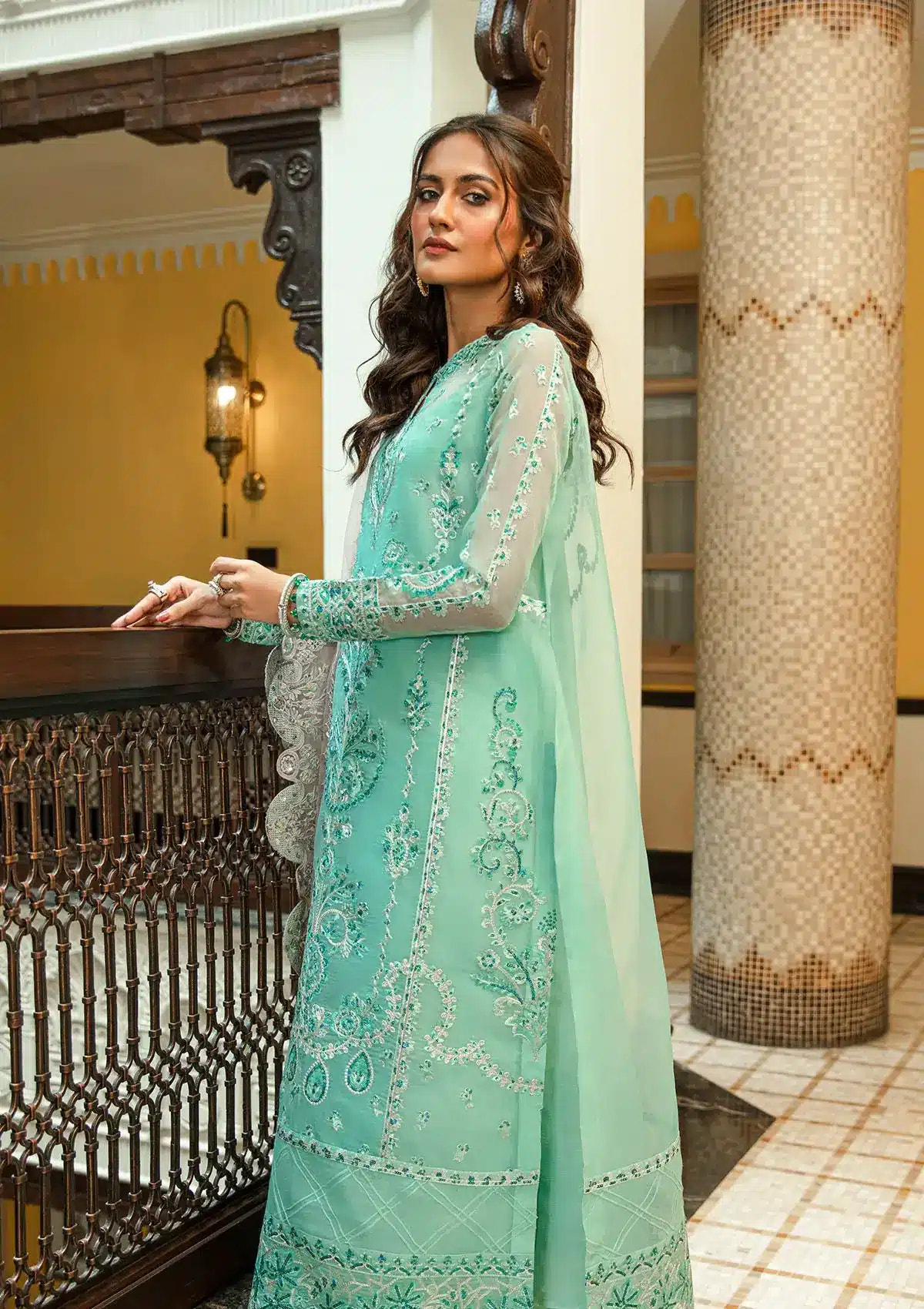 Aik Atelier | Formals Collection | GLOSSIER - LOOK 10 -  Aik Atelier Formal - Original Designer Dress - House of Maryam