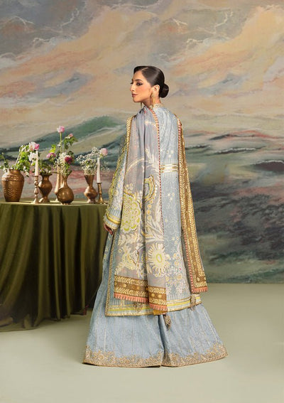 Aik Atelier | Lady Aik 26 | LOOK 04-Brand:Aik Atelier-Type:Ladies Clothes-Gray-Organza-House of Maryam- Buy in UK, USA