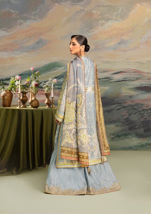 Aik Atelier | Lady Aik 26 | LOOK 04-Brand:Aik Atelier-Type:Ladies Clothes-Gray-Organza-House of Maryam- Buy in UK, USA