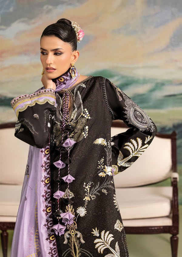 Aik Atelier | Lady Aik 26 | LOOK 06-Brand:Aik Atelier-Type:Ladies Clothes-Black-Organza-House of Maryam- Buy in UK, USA