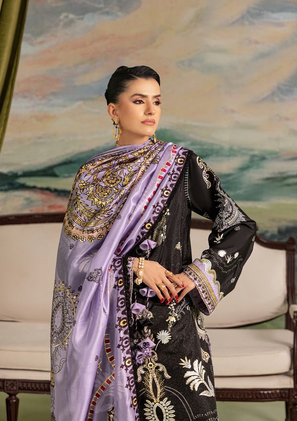 Aik Atelier | Lady Aik 26 | LOOK 06-Brand:Aik Atelier-Type:Ladies Clothes-Black-Organza-House of Maryam- Buy in UK, USA