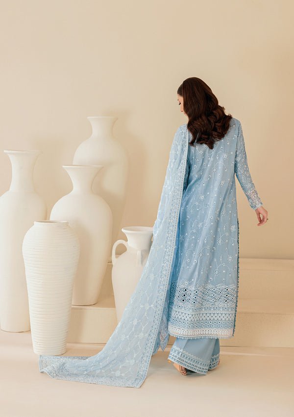 Aik Atelier | Lawn 26 | Look B2601B-Brand:Aik Atelier-Type:Ladies Clothes-Gray-Lawn-House of Maryam- Buy in UK, USA