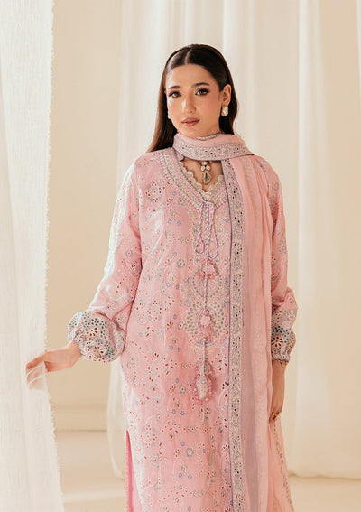 Aik Atelier | Lawn 26 | Look B2603B-Brand:Aik Atelier-Type:Ladies Clothes-Pink-Lawn-House of Maryam- Buy in UK, USA