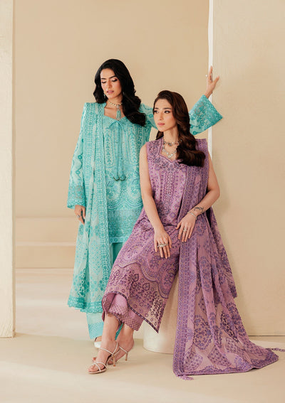 Aik Atelier | Lawn 26 | Look B2605A-Brand:Aik Atelier-Type:Ladies Clothes-Ferozi-Lawn-House of Maryam- Buy in UK, USA