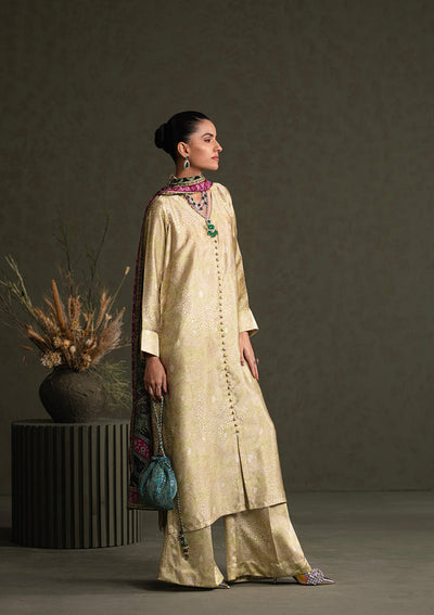 Aik Atelier Look 01 printed silk three piece suit, photo 5