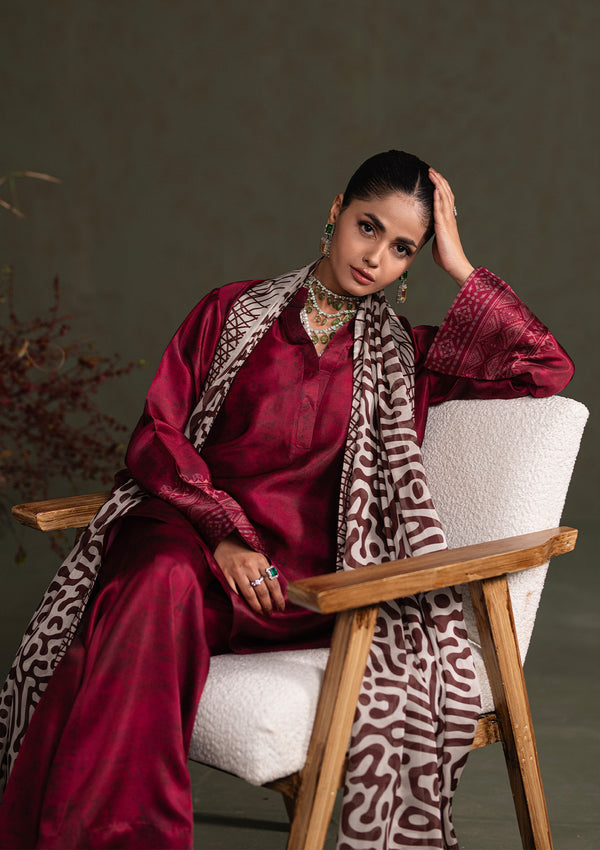 Aik Atelier Look 03 printed silk three piece suit, photo 3