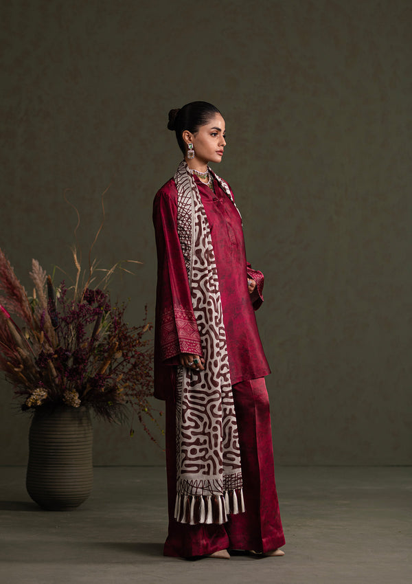 Aik Atelier Look 03 printed silk three piece suit, photo 4