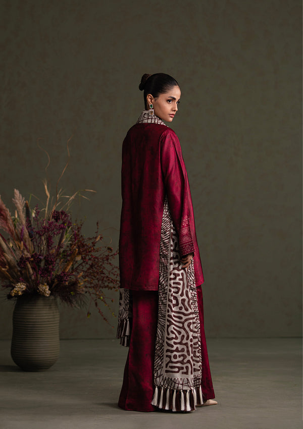 Aik Atelier Look 03 printed silk three piece suit, photo 2