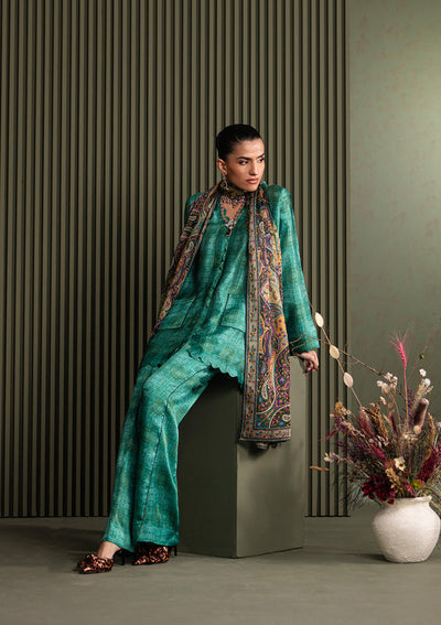 Aik Atelier Look 05 printed silk three piece suit, photo 5