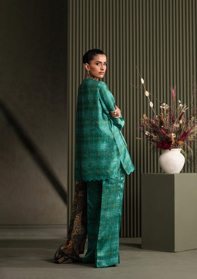 Aik Atelier Look 05 printed silk three piece suit, photo 2