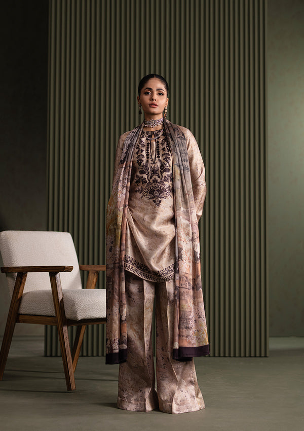 Aik Atelier Look 06 printed silk three piece suit