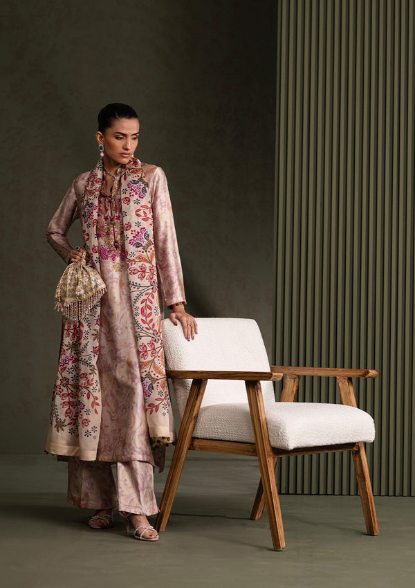 Aik Atelier Look 07 printed silk three piece suit, photo 4