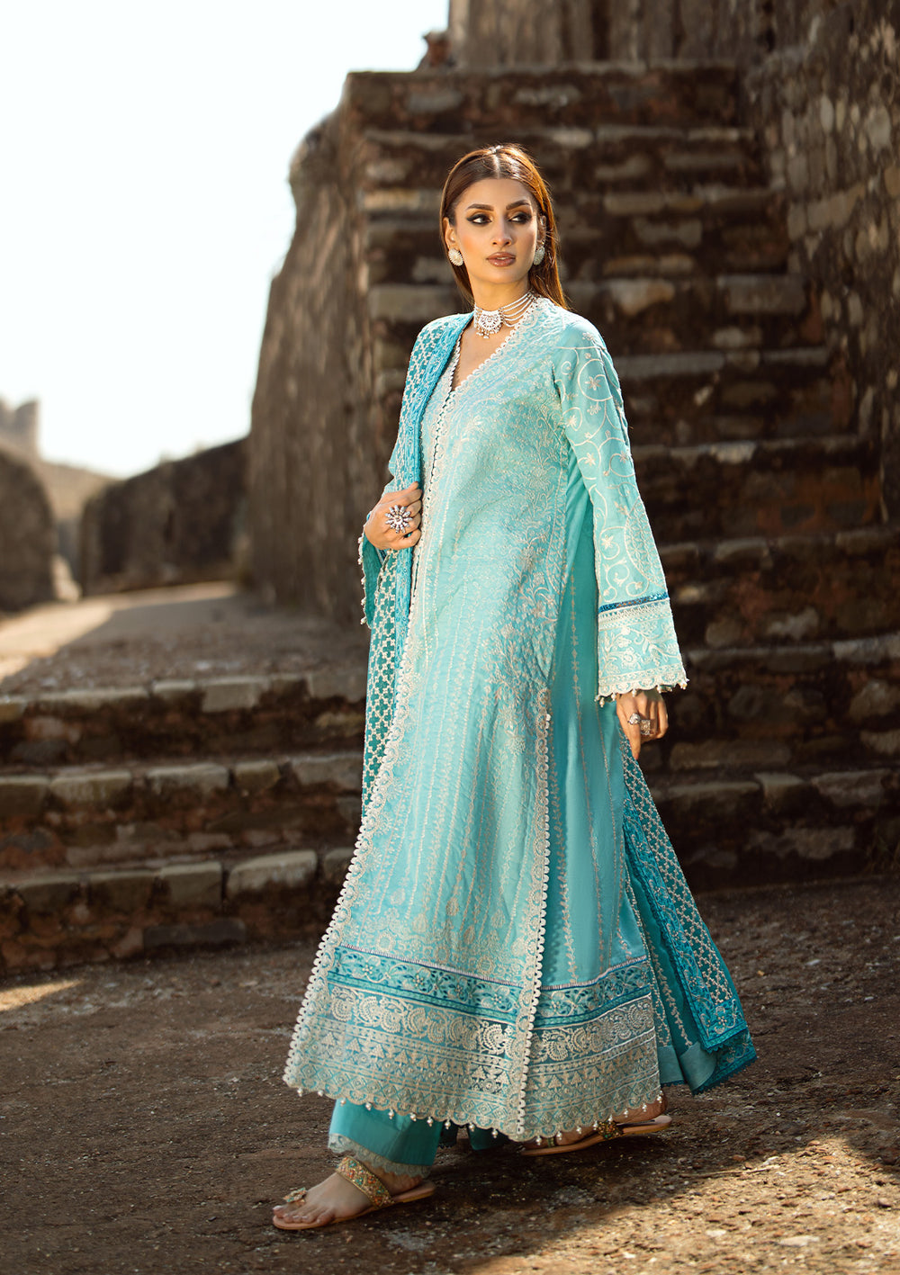 Aik Atelier | Pardes Lawn 24 | LOOK 03 -  Aik Atelier Luxury - Original Designer Dress - House of Maryam