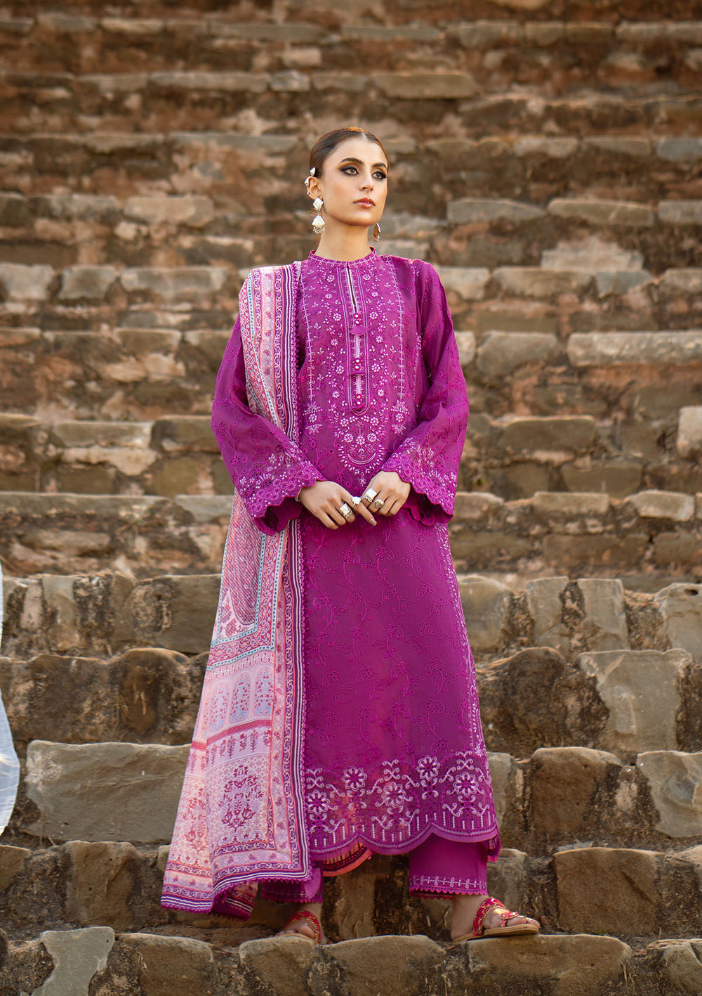 Aik Atelier | Pardes Lawn 24 | LOOK 04 -  Aik Atelier Luxury -  House of Maryam