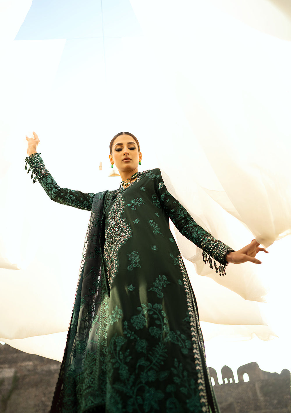 Aik Atelier | Pardes Lawn 24 | LOOK 10 -  Aik Atelier Luxury - Original Designer Dress - House of Maryam