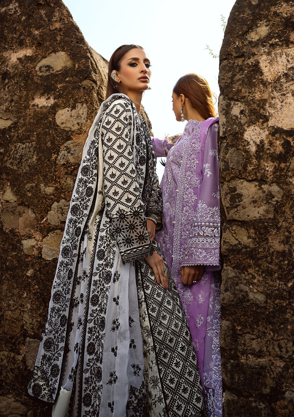 Aik Atelier | Pardes Lawn 24 | LOOK 01 -  Aik Atelier Luxury - Original Designer Dress - House of Maryam