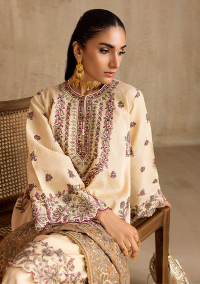 Aik Atelier Look 01 embroidered jacquard lawn suit, photo 5