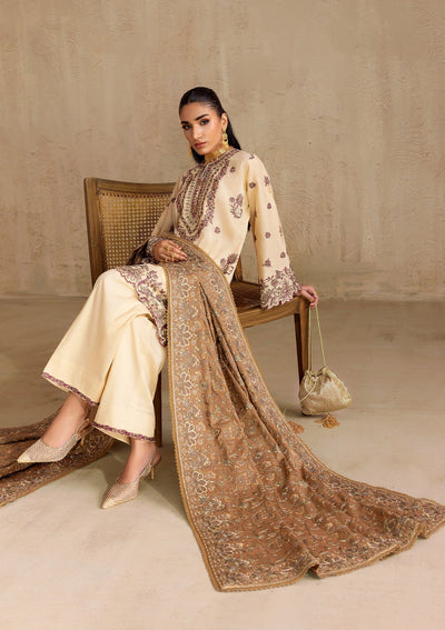 Aik Atelier Look 01 embroidered jacquard lawn suit, photo 3