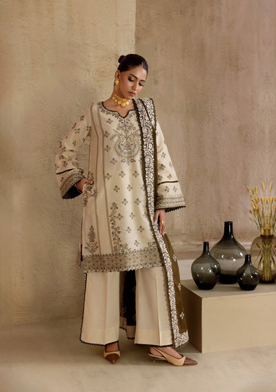 Aik Atelier Look 02 embroidered jacquard lawn suit, photo 4