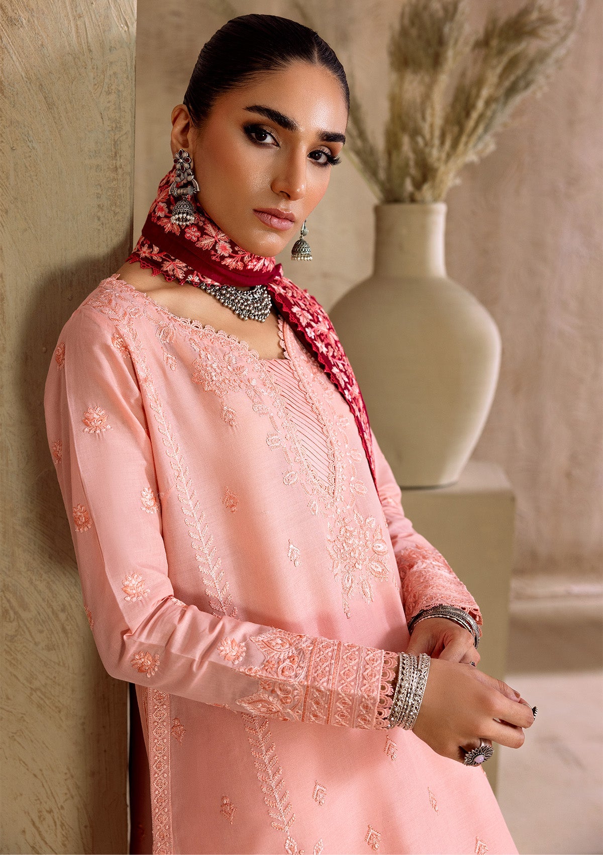 Aik Atelier Look 03 embroidered lawn suit, photo 4